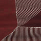 24" Red And White Striped Cotton Throw Pillow Cover