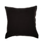 20" Black And Beige Geometric Cotton Throw Pillow Cover
