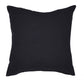 24" Black And Beige Geometric Cotton Blend Throw Pillow Cover