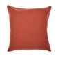 20" Orange And Ivory Geometric Cotton Blend Throw Pillow Cover