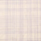20" Ivory And Purple Check Cotton Blend Throw Pillow Cover