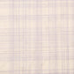 24" Ivory And Lilac Check Cotton Blend Throw Pillow Cover