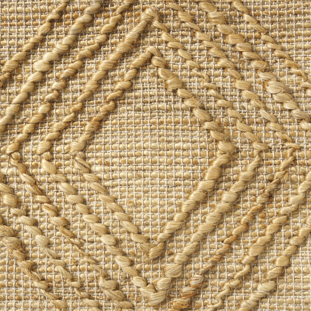 22" Brown And Tan Diamond Cotton Throw Pillow Cover with Texture