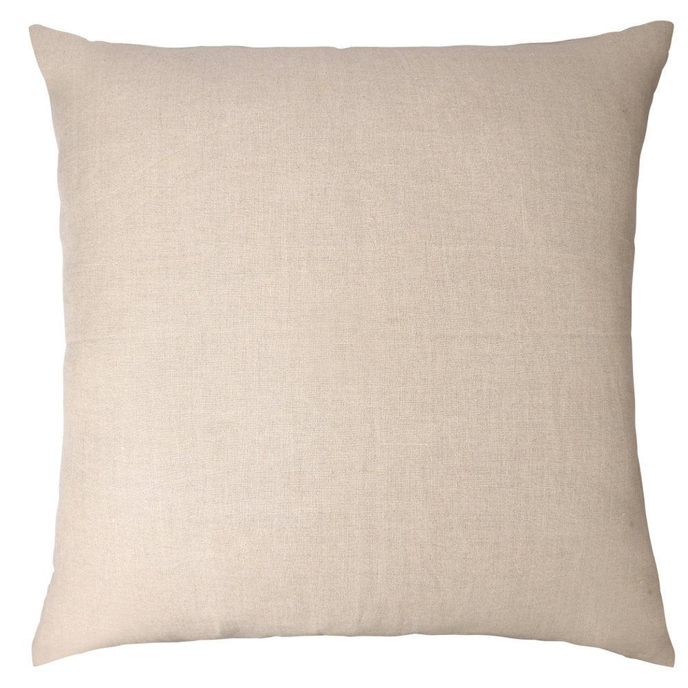24" White And Beige Geometric Silk Throw Pillow Cover