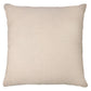 24" White And Beige Check Silk Throw Pillow Cover