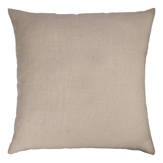 24" Brown And Beige Geometric Silk Throw Pillow Cover