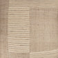24" Brown And Beige Geometric Silk Throw Pillow Cover