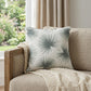 18" Sage And Off White Beach Floral Throw Pillow Cover