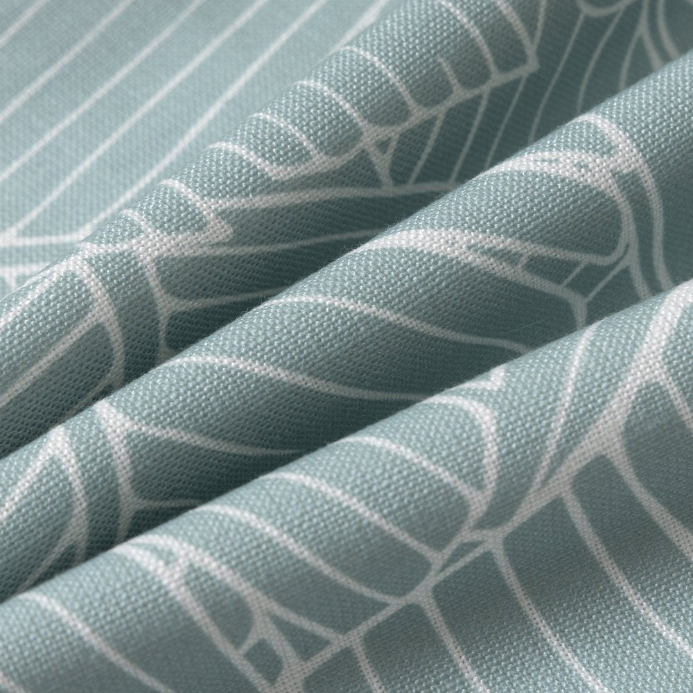 18" Blue And White Floral Throw Pillow Cover