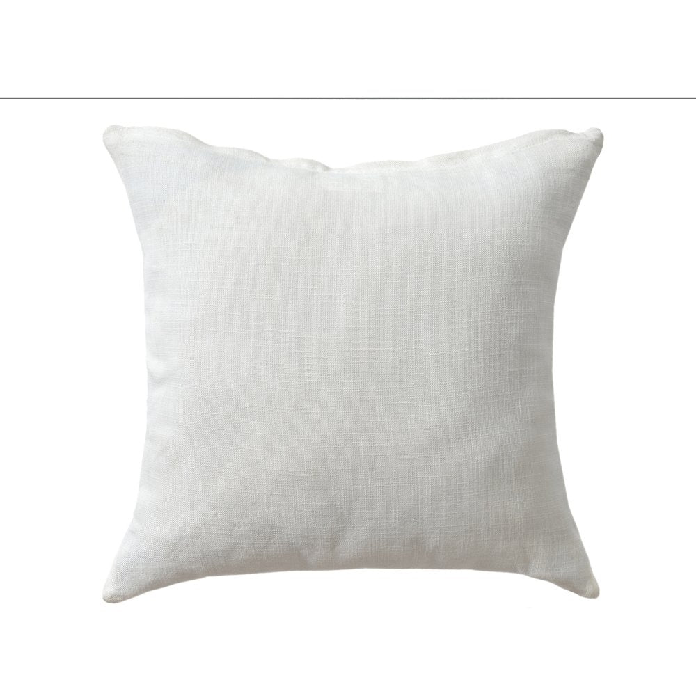 18" Blue And White Floral Throw Pillow Cover