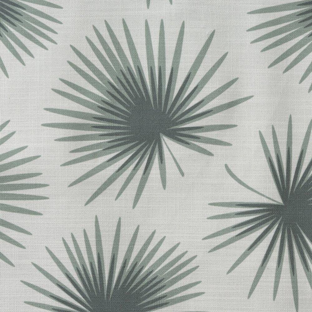 18" Green And White Floral Throw Pillow Cover