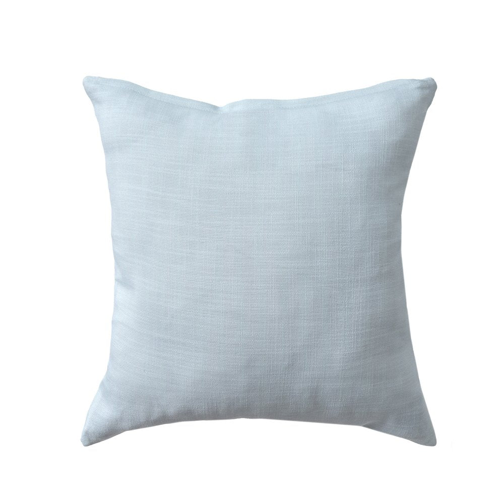 18" Navy Blue And White Floral Throw Pillow Cover