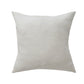 20" Blue And Ivory Floral Cotton Throw Pillow Cover