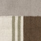 24" Brown And Gray Geometric Wool Blend Throw Pillow Cover