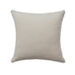 22" Ivory And Green Striped Wool Blend Throw Pillow Cover