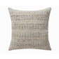 24" Beige Wool Throw Pillow Cover