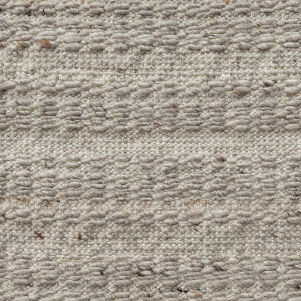 24" Beige Wool Throw Pillow Cover