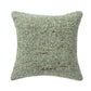 24" Green Wool Throw Pillow Cover