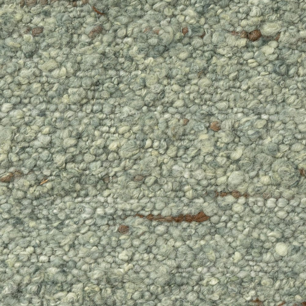 24" Green Wool Throw Pillow Cover