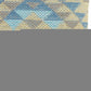 18" Yellow Blue And Gray Geometric Cotton Throw Pillow Cover
