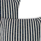 Set of Two 22" Blue And White Striped Cotton Throw Pillow Covers