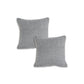 Set of Two 18" Black And White Geometric Cotton Throw Pillow Covers