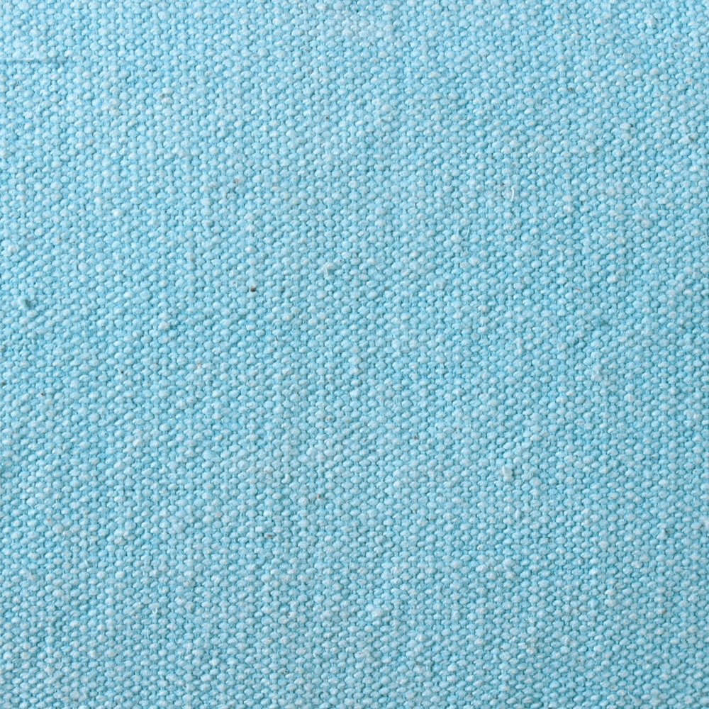 Set of Two 20" Blue Cotton Throw Pillow Covers