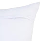 Set of Four 18" X 18" Blue And Beige Lumbar Beach Chevron Cotton Throw Pillow Covers
