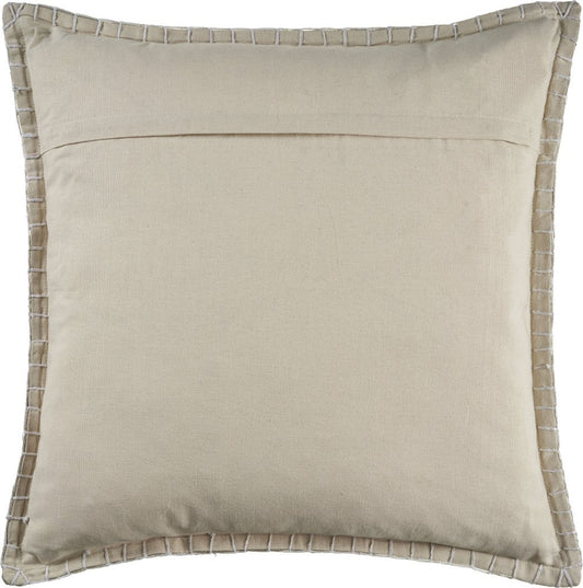 Set of Four 22" X 22" Gray Lumbar Cotton Throw Pillow Covers