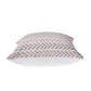 Set of Four 18" X 18" Lilac And Pink Lumbar Beach Chevron Cotton Throw Pillow Covers