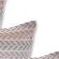 Set of Four 18" X 18" Lilac And Pink Lumbar Beach Chevron Cotton Throw Pillow Covers