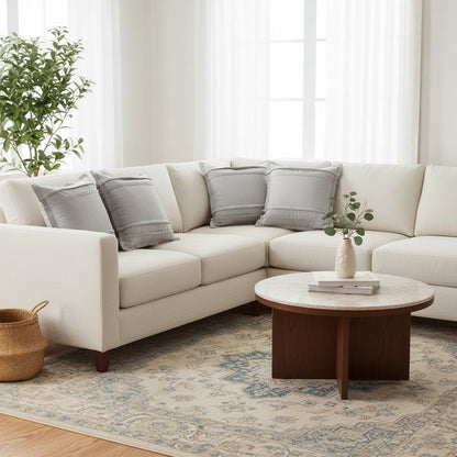 Set of Four 20" Gray Cotton Throw Pillow Covers