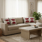 Set of Four 20" White And Black Geometric Cotton Throw Pillow Covers