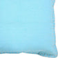 Set of Four 20" Blue Cotton Throw Pillow Covers