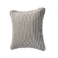 22" Beige And Cream Beach Striped Cotton Throw Pillow Cover