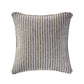 22" Beige And Cream Beach Striped Cotton Throw Pillow Cover