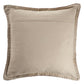 24" Brown And Orange Cotton Throw Pillow Cover