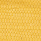 20" Yellow And Tan Beach Cotton Blend Throw Pillow Cover