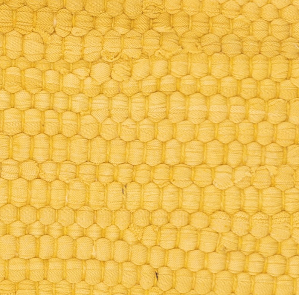20" Yellow And Tan Beach Cotton Blend Throw Pillow Cover