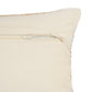 14" X 36" Cream Brown And White Lumbar Diamond Cotton Throw Pillow Cover