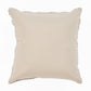 18" Cream Brown And White Diamond Cotton Throw Pillow Cover