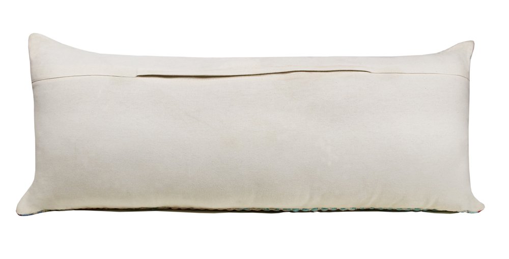 14" X 36" Gray Brown And White Lumbar Chevron Cotton Blend Throw Pillow Cover