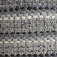 18" Black And Gray Beach Striped Cotton Blend Throw Pillow Cover