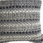 18" Black And Gray Beach Striped Cotton Blend Throw Pillow Cover
