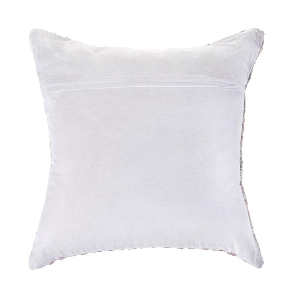 18" Purple And Pink Beach Chevron Cotton Throw Pillow Cover