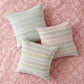 18" Purple And Pink Beach Chevron Cotton Throw Pillow Cover