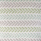 18" Green And Blue Beach Chevron Cotton Throw Pillow Cover