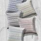 18" Green And Blue Beach Chevron Cotton Throw Pillow Cover