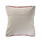 20" Red And Blue Striped Cotton Blend Throw Pillow Cover