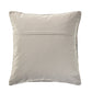20" Beige And Gray Diamond Cotton Blend Throw Pillow Cover